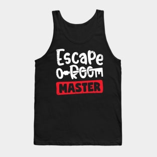 Escape Room Master Game Player Gift Tank Top